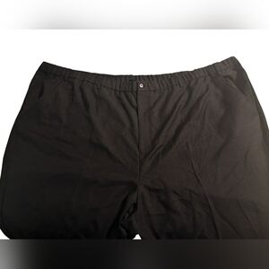 Kings Court Big Mans Slacks. Black Size  77" W X 27" L